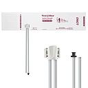 Welch Allyn Flexiport Soft Large Adult Long Disposable Blood Pressure Cuff with 2-Tube, Tri-Purpose Connector, 20/Pack