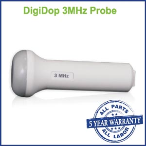 Newman Digidop Handheld 3MHz Obstetrical Probe Only, General Purpose/ Early Term