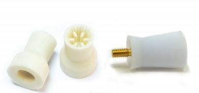 3D Dental Silicone Prophy Cups 6part, Choose Latch or Screw, 144/pk