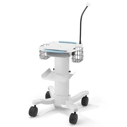 Welch Allyn ECG Hospital Cart with Durable Rubber Wheels and Brake