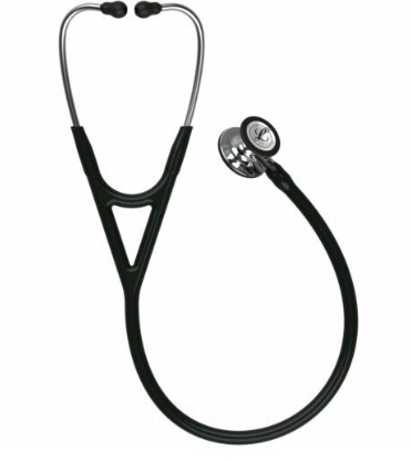 3M™ Littmann® Cardiology IV™ Stethoscope, Mirror Finish Chestpiece, Black Tube, 27