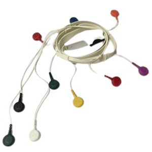 Welch Allyn Mortara Burdick ECG Lead form Patient Cable with 12-Lead, 10 Wire, AHA for H12+ Digital Holter Recorder