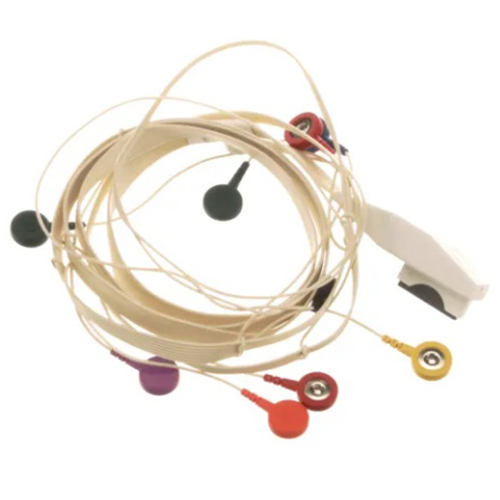 Welch Allyn Mortara Burdick ECG Lead form Longer Patient Cable with 12-Lead, 10 Wire, AHA for H12+ Digital Holter Recorder