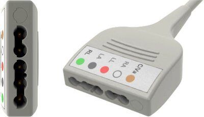 3M™ Yokemate LWS® ECG Cable with Universal Connector