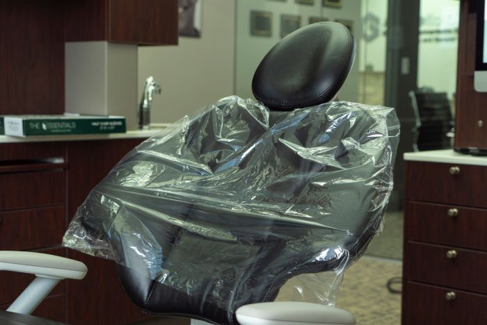 3D Dental Disposable Half Chair cover, 27.5" X 24"