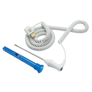 Welch Allyn 9 feet Oral Temperature Probe and Well Assembly for Vital Signs Monitor, Blue