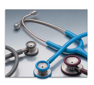 ADC Adscope™ 604 Pediatric Stethoscope, Gray