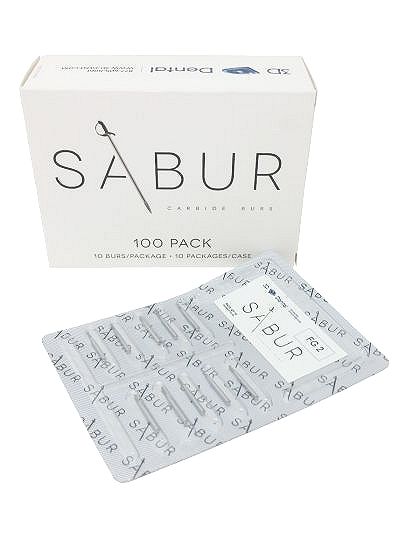 3D Dental Sabur Trimming and Finishing Bur, 10pk