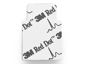 3M™ Red Dot™ Resting Monitoring Electrode, 2.2cm x 2.2cm, Tab Style, 10/card