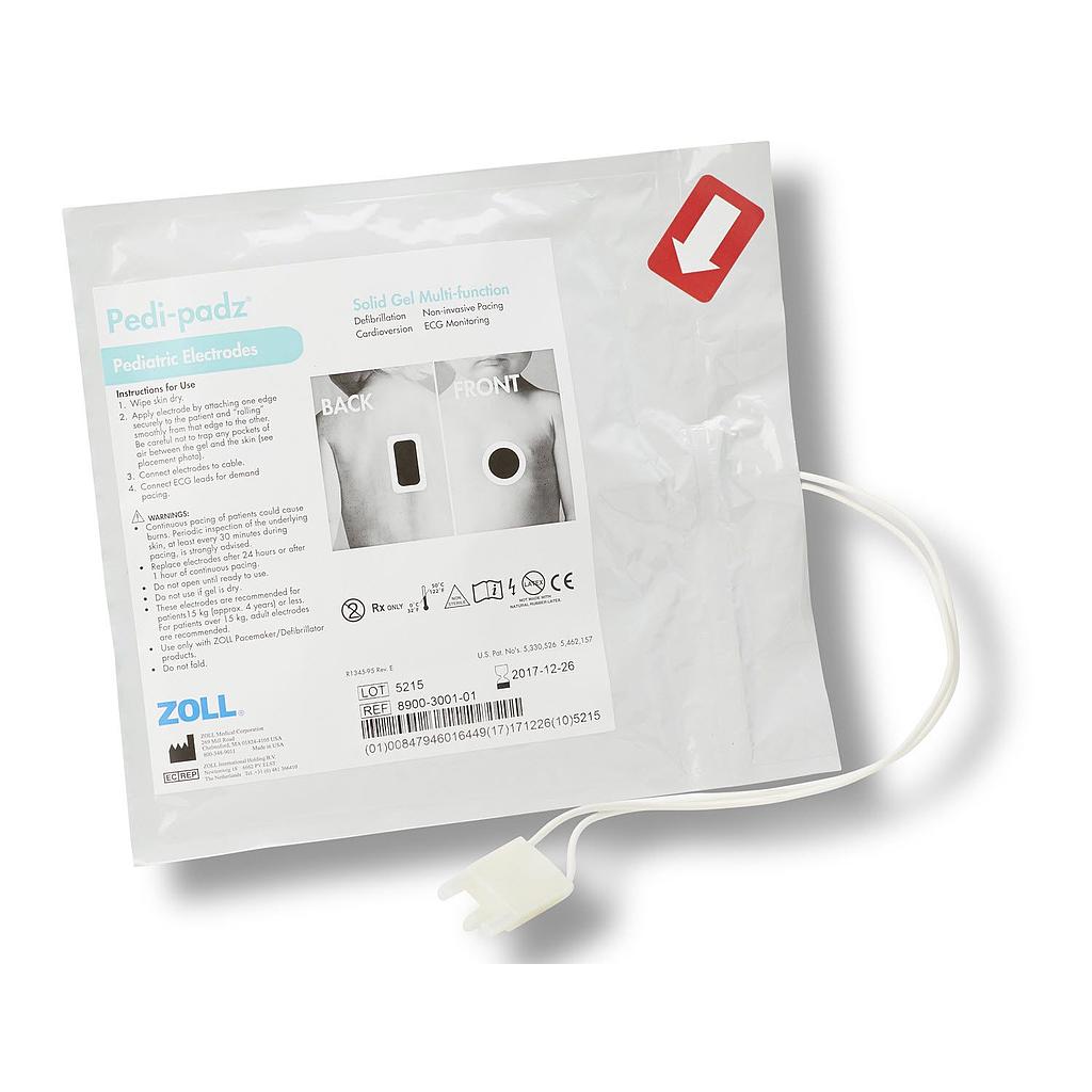 Zoll AED Defibrillator Pedi Padz® Solid Gel, Multi Functional Electrodes