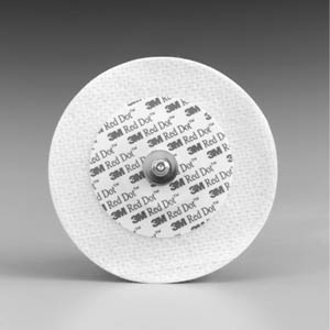 3M™ Red Dot™ Monitoring Electrode, No Abrader, 6cm Dia, 50/bg