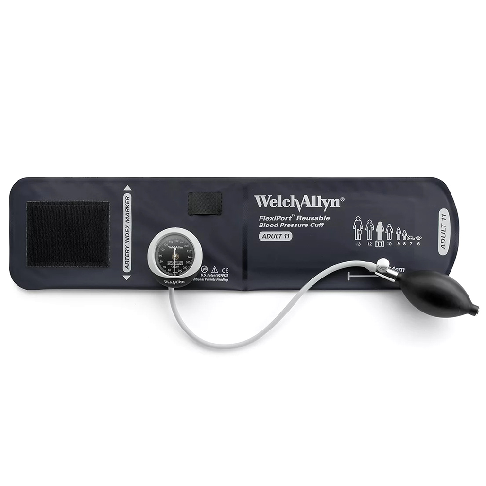 Welch Allyn DuraShock DS45 Integrated Aneroid Sphygmomanometer with 4 Cuff Kit