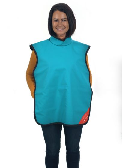 3D Dental Adult Lead Apron wo/Collar - Light Blue