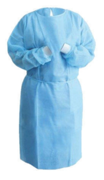 TPC Isolation Gown, Level II, Blue, 50 ct (1000 PC MINIMUM)
