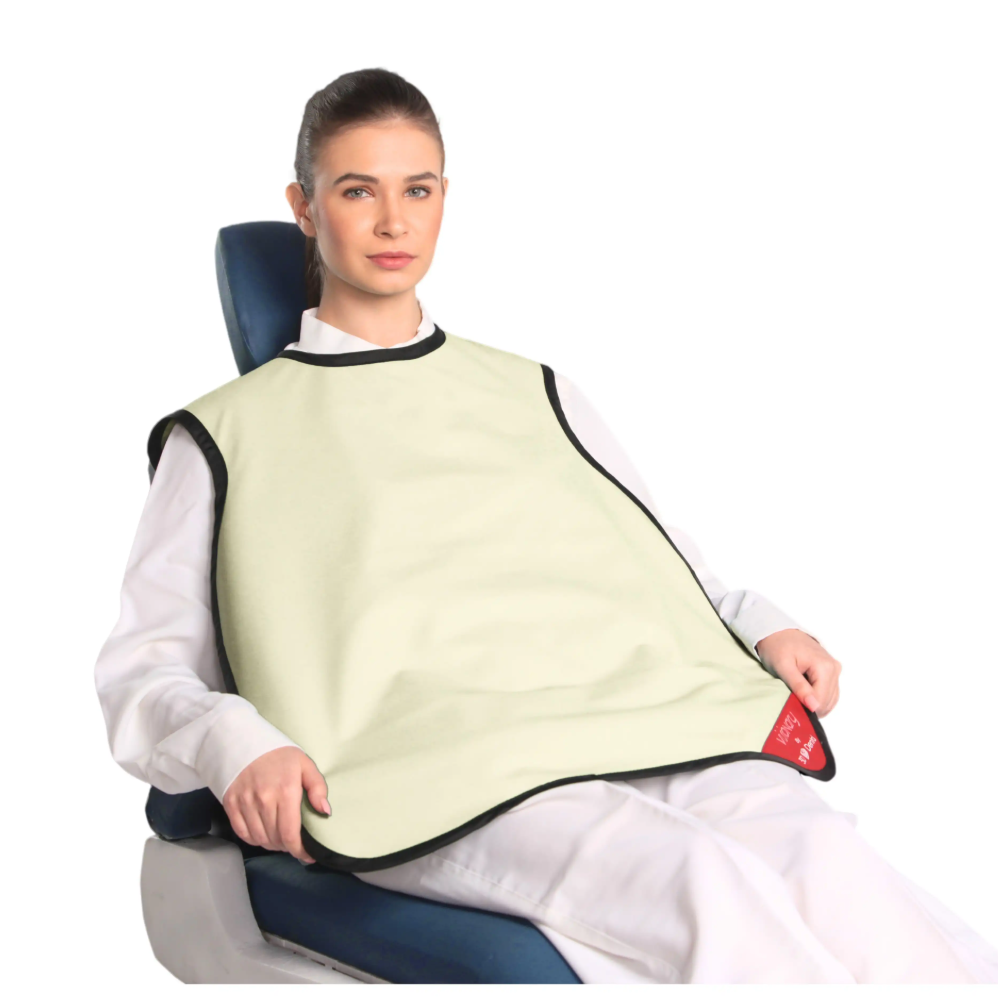 3D Dental Visionary Lead Apron, Adult w/o Collar, Beige