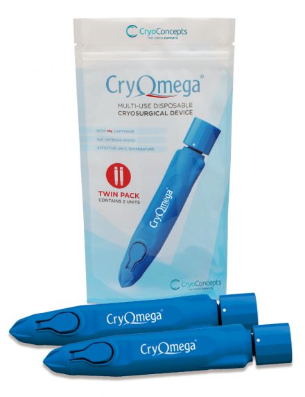 CryOmega Multi-Use Disposable Cryosurgical Device, 2 Pack