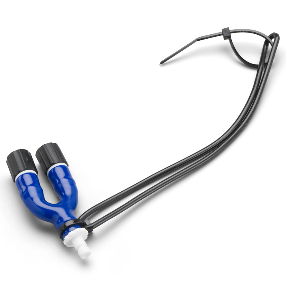 Welch Allyn Blood Pressure Cuff Adapter, Single Male Bayonet to Double Male Screw Connector for BP Cuff
