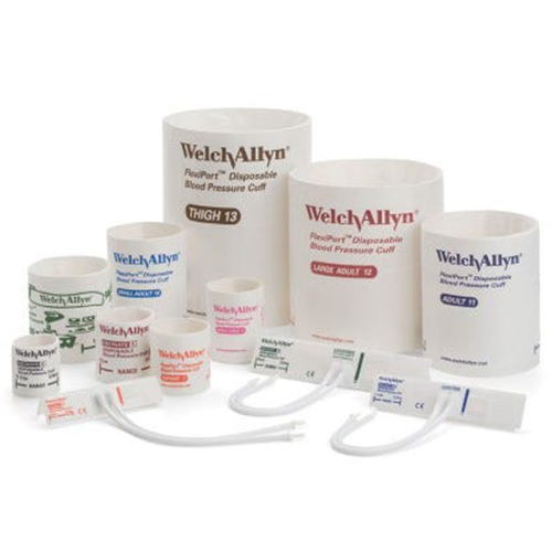 Welch Allyn Soft Disposable Neonate 1 Blood Pressure Cuff with 1-Tube, Female SnapQuik Connector, 40/Case