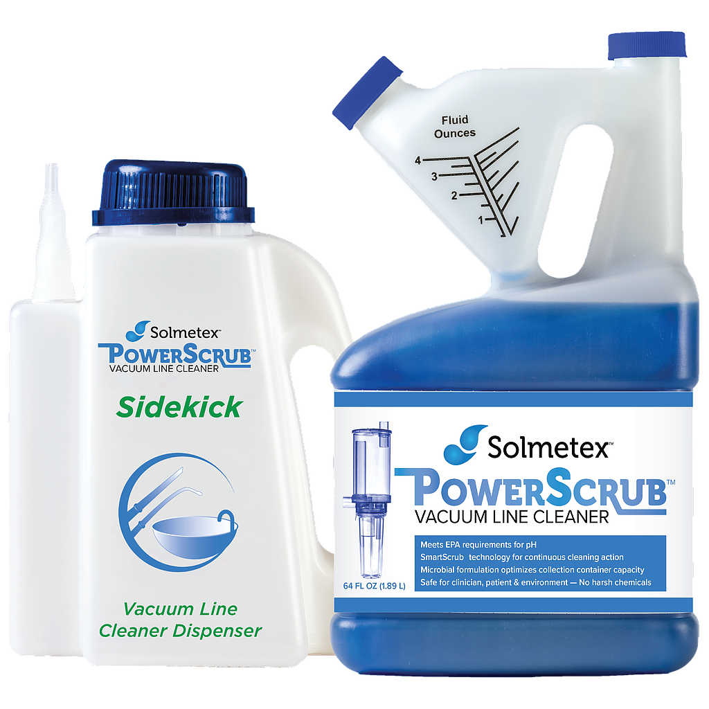 Solmetex PowerScrub™ Vacuum Line Cleaner Intro Kit