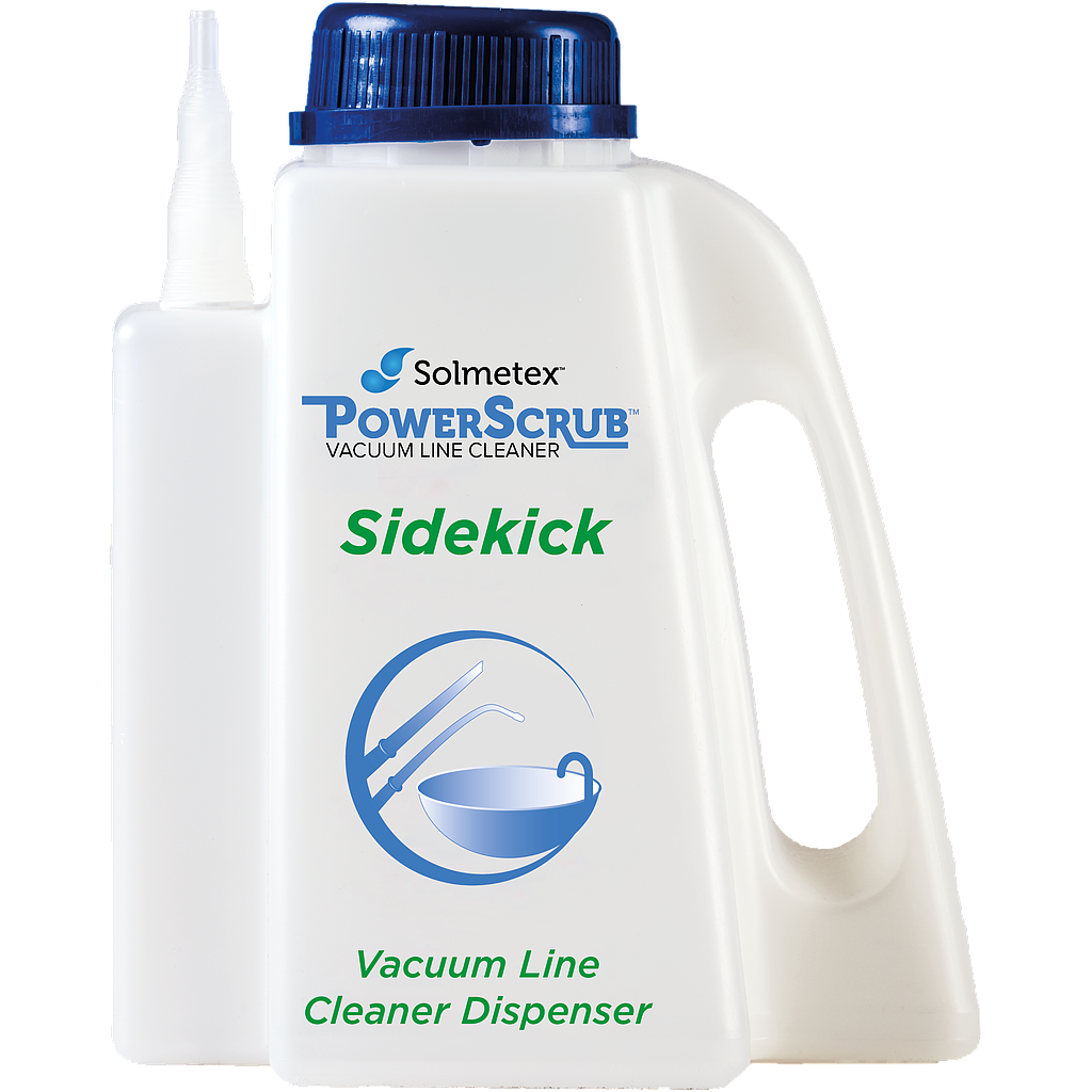 Solmetex PowerScrub™ Vacuum Line Cleaner Sidekick Dispenser