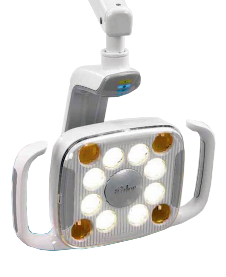 A-dec 500 Series LED Radius Mount Dental Light