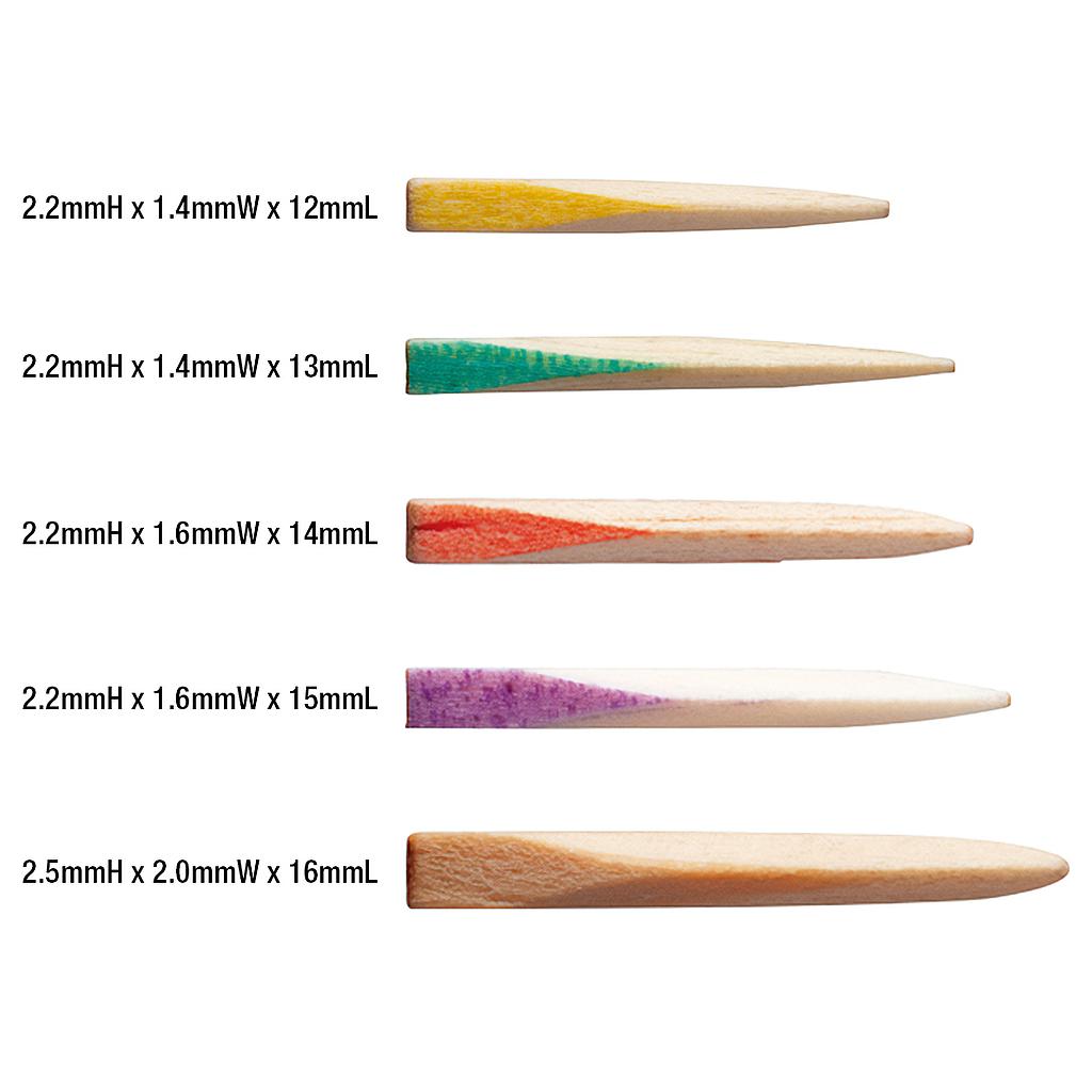 Septodont SeptoWedges Refill, #1-Yellow, 100/bx