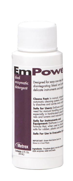 Metrex Empower™ Dual Enzymatic Detergent, 2 oz.