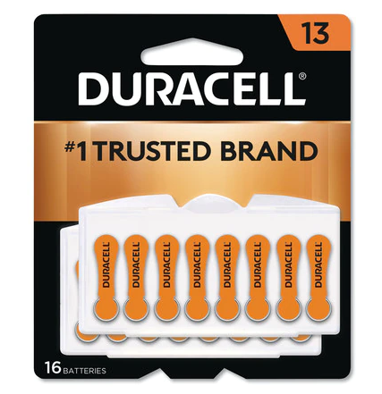 Duracell® Zinc Hearing Aid Battery Size 13
