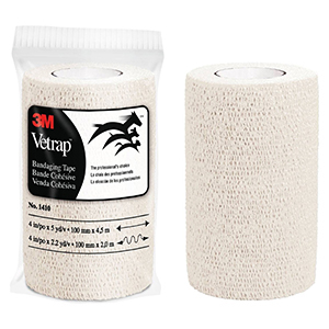 3M Vetrap Bandaging Tape - 4 in x 5 yd, White