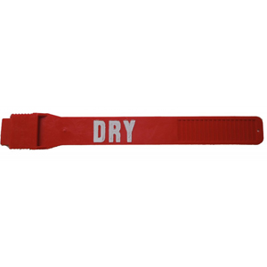 Leg Band - Stamped Dry, Red