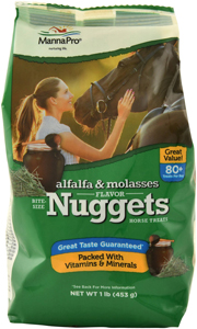 Manna Pro Bite Sized Nuggets Alfalfa & Molasses - 1 lb