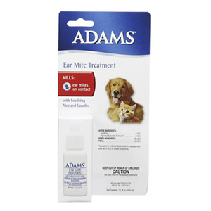 Adams Ear Mite Treatment - 0.5 oz