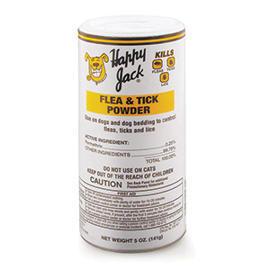 Happy Jack Flea & Tick Powder - 5 oz
