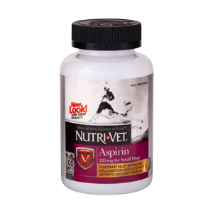 Nutri-Vet Aspirin Chewables for Small Dogs 120 mg - 100 ct