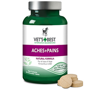 Vet's Best Aspirin Free Aches & Pains Chewable Tablets for Dogs - 50 ct