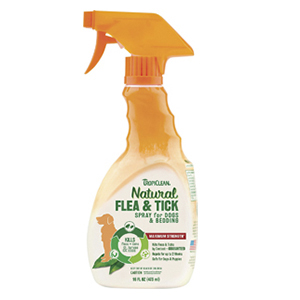 TropiClean Natural Flea & Tick Pet Spray - 16 oz