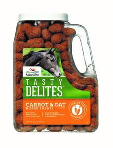 Manna Pro Tasty Delites Horse Treats Carrot & Oats - 3 lb
