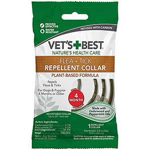 Vet's Best Natural Flea and Tick Repellent Collar for Dogs