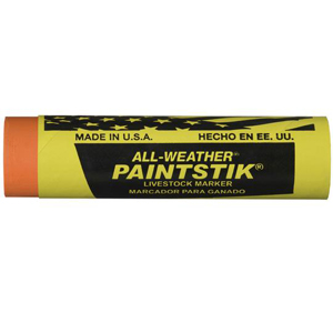 All-Weather Paintstik Livestock Marker - Fluorescent Orange
