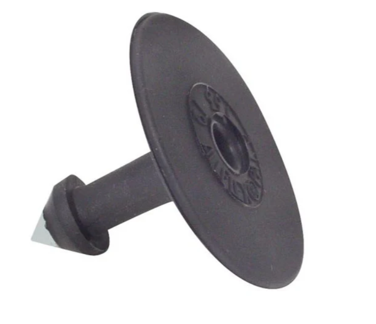 Allflex Small Male Button - Black (25 Pack)