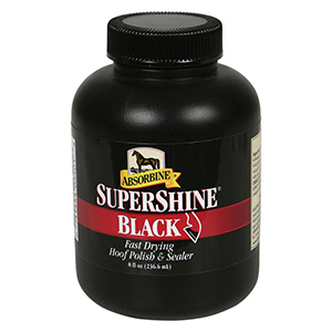 Supershine Hoof Polish Black - 8 oz