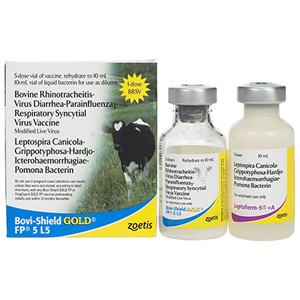 Bovi-Shield GOLD FP 5 L5 5 Dose - 10 mL (Keep Refrigerated)