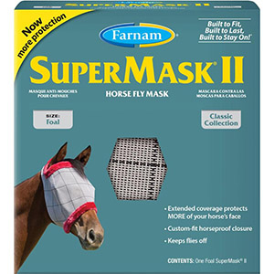 SuperMask II Horse Fly Mask Classic Collection Classic - Assorted, Foal