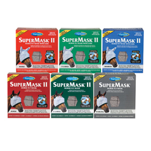 SuperMask II Horse Fly Mask Classic Collection - Assorted, Horse