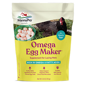 Manna Pro Omega Egg Maker Supplement for Laying Hens - 5 lb
