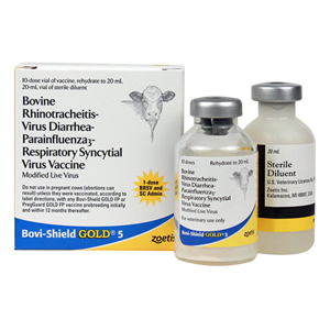 Bovi-Shield GOLD 5 10 Dose - 20 mL (Keep Refrigerated)