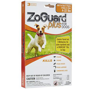ZoGuard Plus for Dogs 4-22 lb (3 Pack)