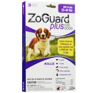 ZoGuard Plus for Dogs 23-44 lb (3 Pack)
