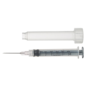 Monoject Syringe/Needle Combo Disposable Luer Lock - 3 cc, 20G x 1" (100 Pack)