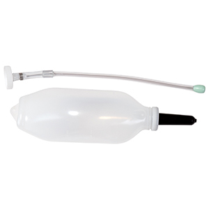 Crimp-Valve Fluid Feeder with Plastic Probe & Nipple - 2 qt